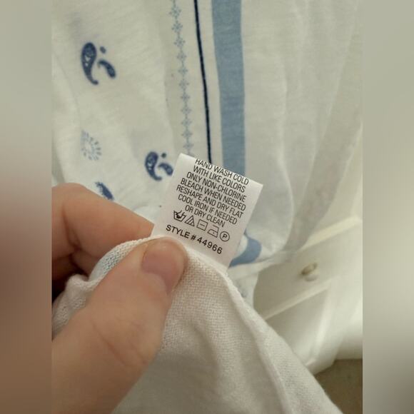 Skull Cashmere Cotton Graphic Print Top Bandana Print Tank Top Cotton Size Small - Picture 7 of 7